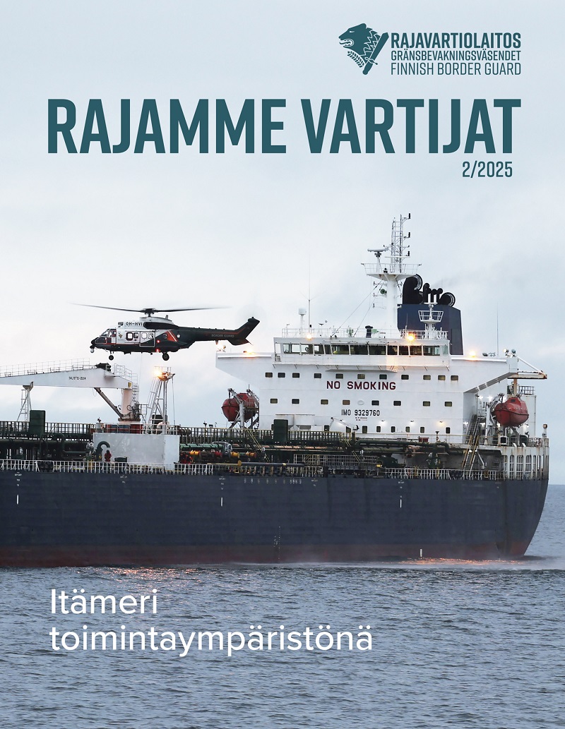 Rajamme Vartijat 2/2025 tidningens omslag