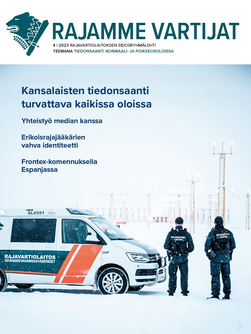 Avaa Rajamme Vartijat 4/2023 pdf-lehti.